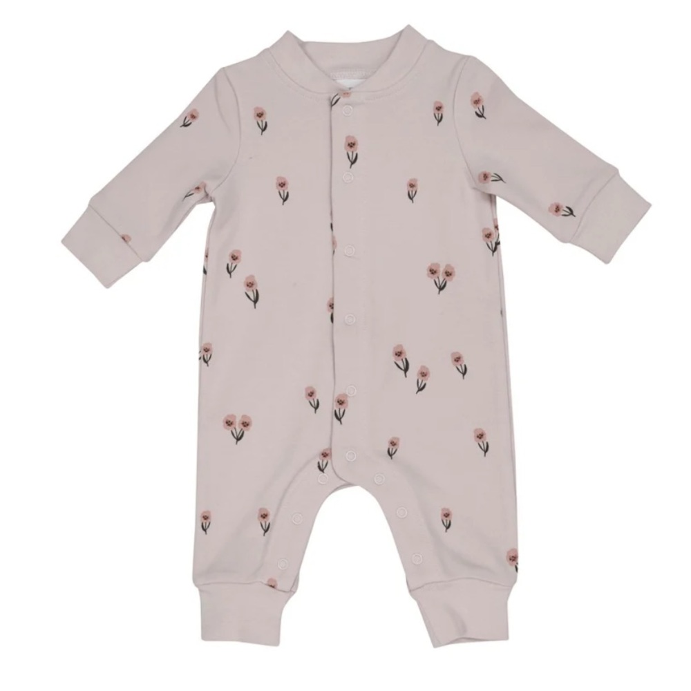 Angel Dear Pink Floral Kids One Piece Romper